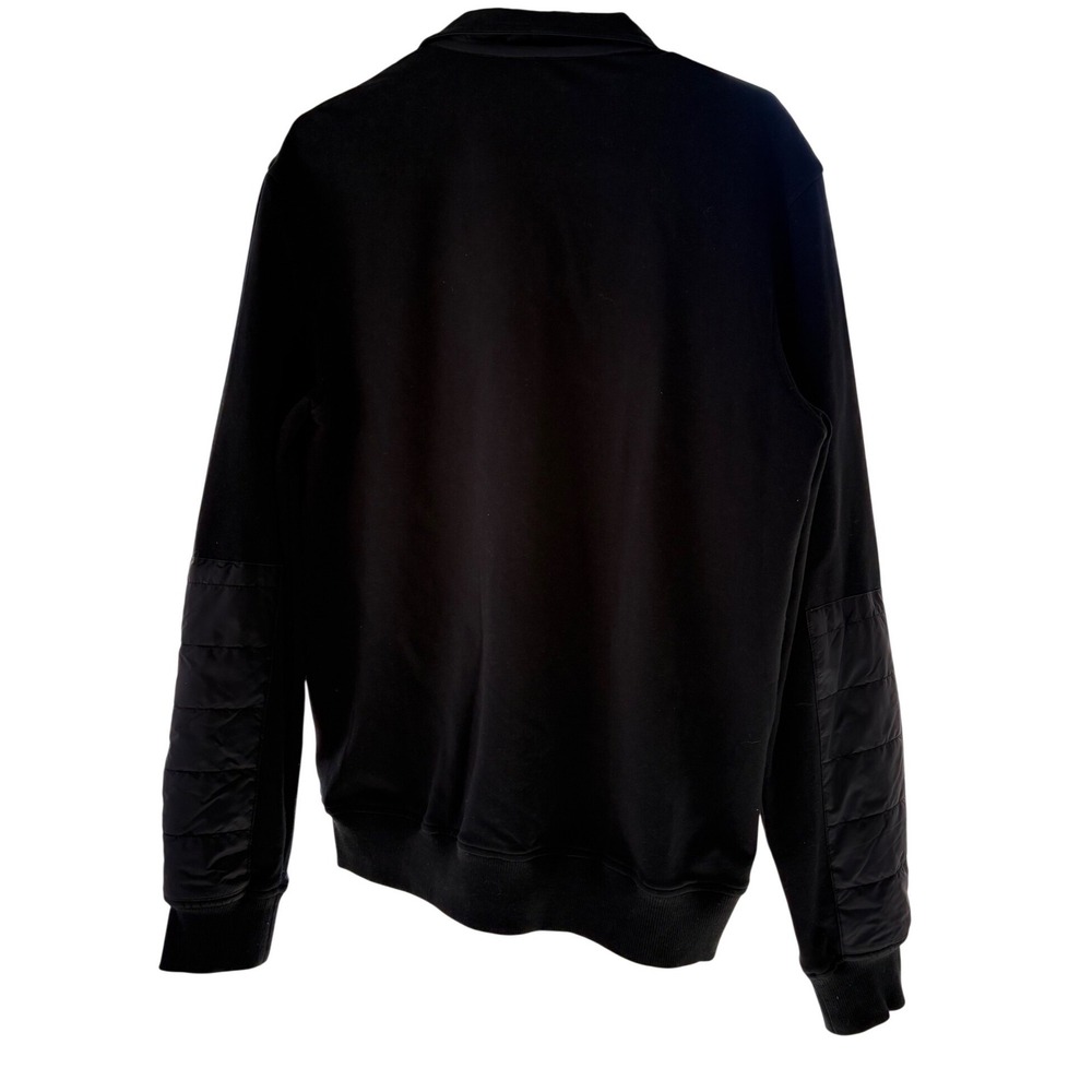 Michael Kors Mens Quilted Puffer Jacket Bomber Style Black Full Zip Size M - Picture 2 of 11